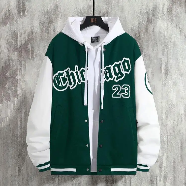 Loose Men's Casual Jaet Baseball Sle Sportswear Comfortable Loose Coat Men's Clothing Sport Ball Game Faion
Loose Men's Casual Jaet Baseball Sle Sportswear Comfortable Loose Coat Men's Clothing Sport Ball Game Faion