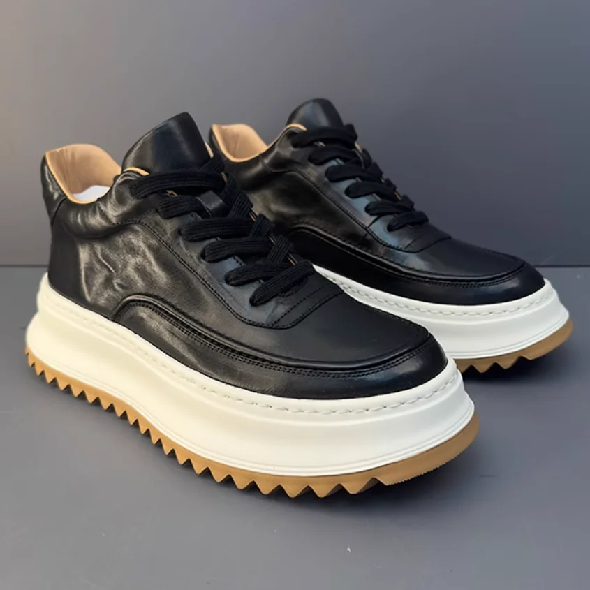 British Style Man Genuine Leather Short Boot Waterproof Men Retro Chunky Heel Boots
British Style Man Genuine Leather Short Boot Waterproof Men Retro Chunky Heel Boots