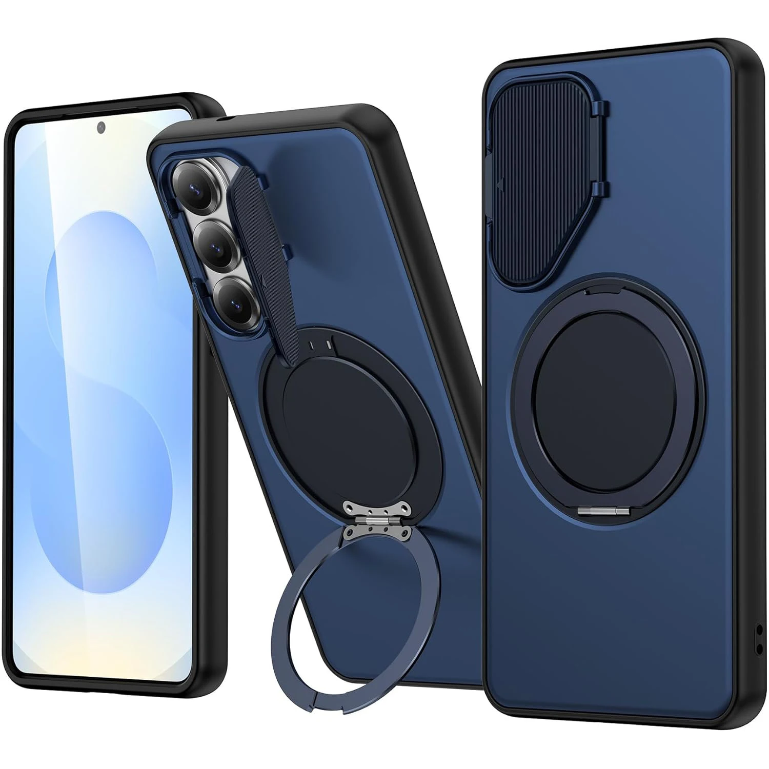 Phone Case for Samsung Galaxy S26/S26Plus/S26Ultra - Military Grade with Kickstand, Magnetic Rotate Ring, Shockproof Drop
Phone Case for Samsung Galaxy S26/S26Plus/S26Ultra - Military Grade with Kickstand, Magnetic Rotate Ring, Shockproof Drop