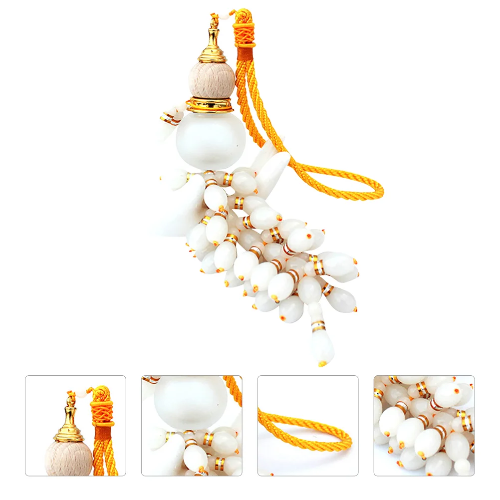 2 Pcs Car Perfume Pendant Accessories Jade Crystal Beads Natural Cover Exquisite Frosted Gourd Design
2 Pcs Car Perfume Pendant Accessories Jade Crystal Beads Natural Cover Exquisite Frosted Gourd Design