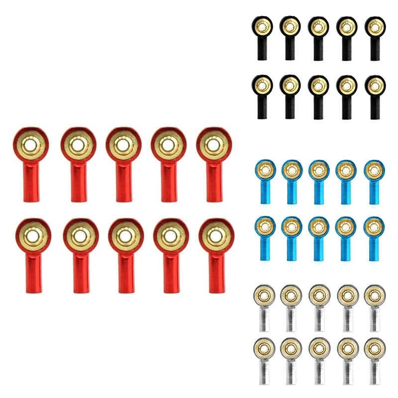 T04C-10Pcs Metal M2 Link Tie Rod End Ball Joint Buckle Steering Pushrod Tie Rod End For RC Car Boat Upgrade Parts
T04C-10Pcs Metal M2 Link Tie Rod End Ball Joint Buckle Steering Pushrod Tie Rod End For RC Car Boat Upgrade Parts