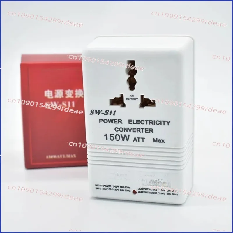 SW-S11 power transformer 220V convertible to 110V interchangeable voltage converter 150W
SW-S11 power transformer 220V convertible to 110V interchangeable voltage converter 150W