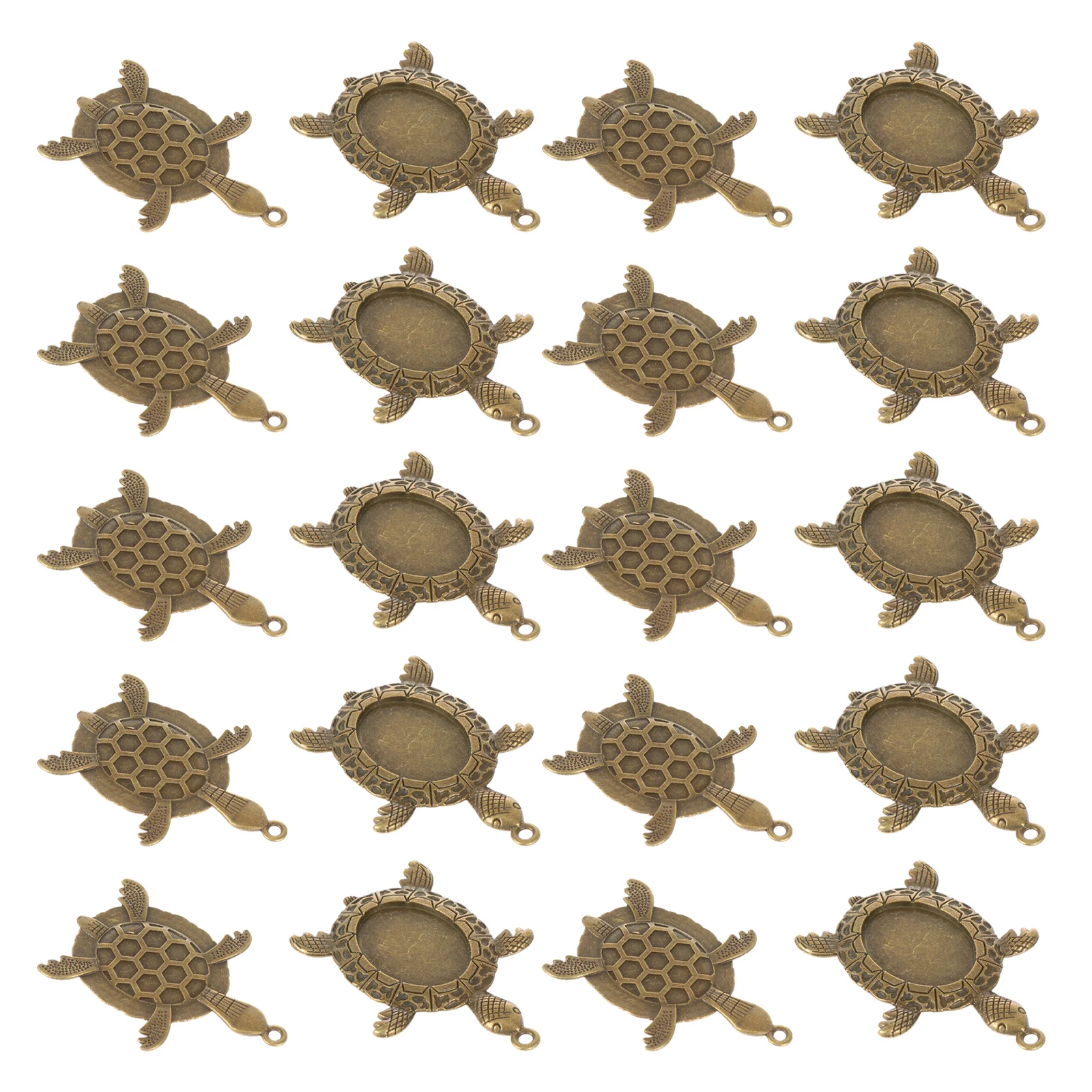 20 Pcs Gemstone Bases Jewelry Making Sea Turtle Necklace Charms Blank Pendants Rustproof Zinc Alloy DIY Accessories
20 Pcs Gemstone Bases Jewelry Making Sea Turtle Necklace Charms Blank Pendants Rustproof Zinc Alloy DIY Accessories