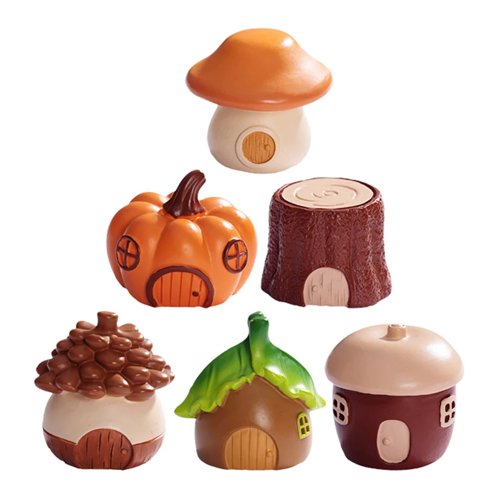 6 Pcs Forest Miniature Fairy Garden Decor Small Desktop Ornaments Micro Landscape Accessories Creative Design
6 Pcs Forest Miniature Fairy Garden Decor Small Desktop Ornaments Micro Landscape Accessories Creative Design