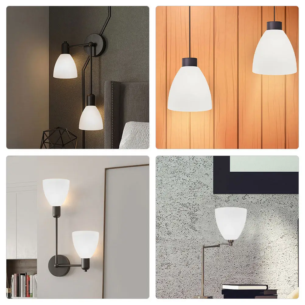 2Pcs White Frosted Glass Lamp Shade for Pendant Lights Chandeliers Wall Sconces Replacement Lampshade Decorative Light Fixture
2Pcs White Frosted Glass Lamp Shade for Pendant Lights Chandeliers Wall Sconces Replacement Lampshade Decorative Light Fixture