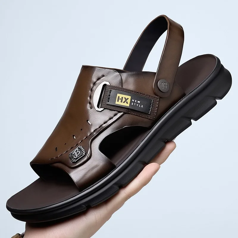 Men's Business Casual Beach Sandals Slippers, Fashion Trend Brand Design Comfortable Summer Outdoor Slides
Men's Business Casual Beach Sandals Slippers, Fashion Trend Brand Design Comfortable Summer Outdoor Slides