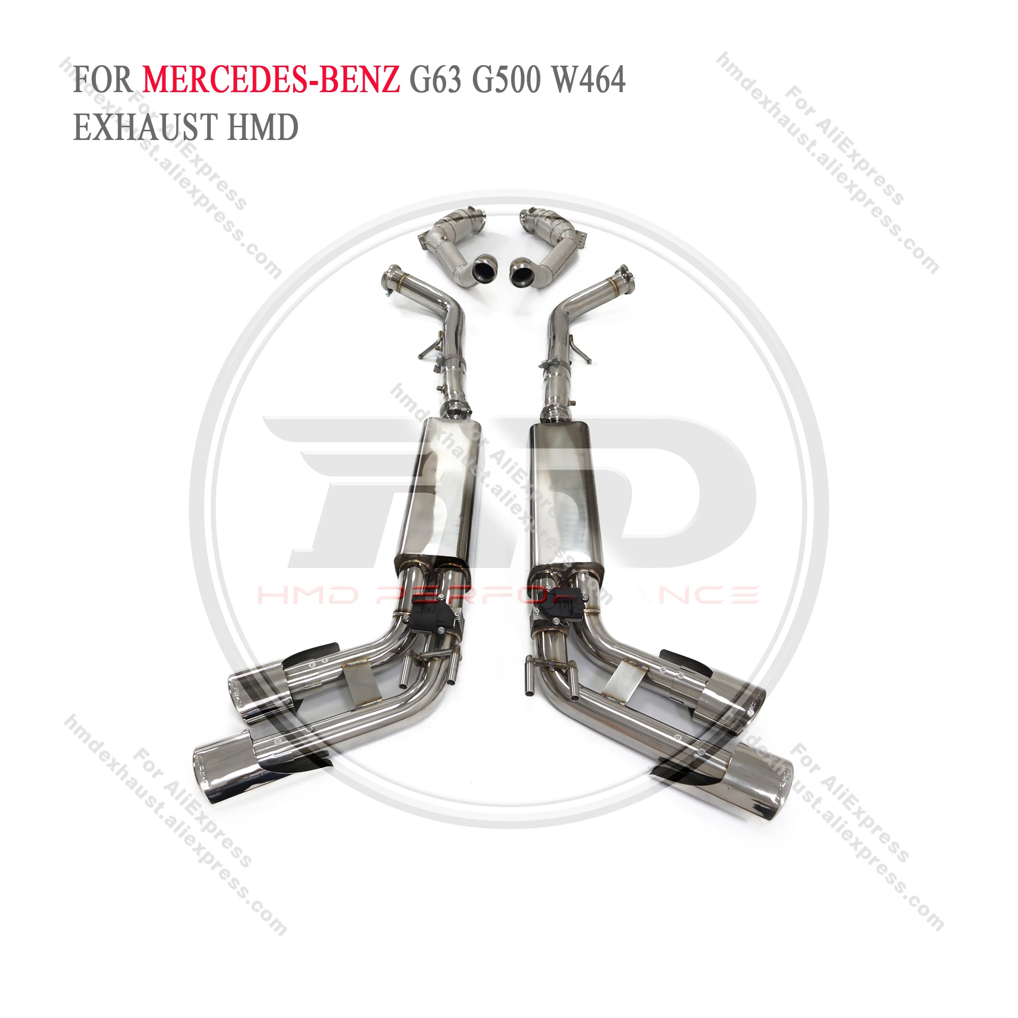 High Quality Catback For Mercedrs BENZ G63 G500 W464 Stainless Steel Exhaust System Downpipe Racing Pipe Resonant Tube HMD
High Quality Catback For Mercedrs BENZ G63 G500 W464 Stainless Steel Exhaust System Downpipe Racing Pipe Resonant Tube HMD 