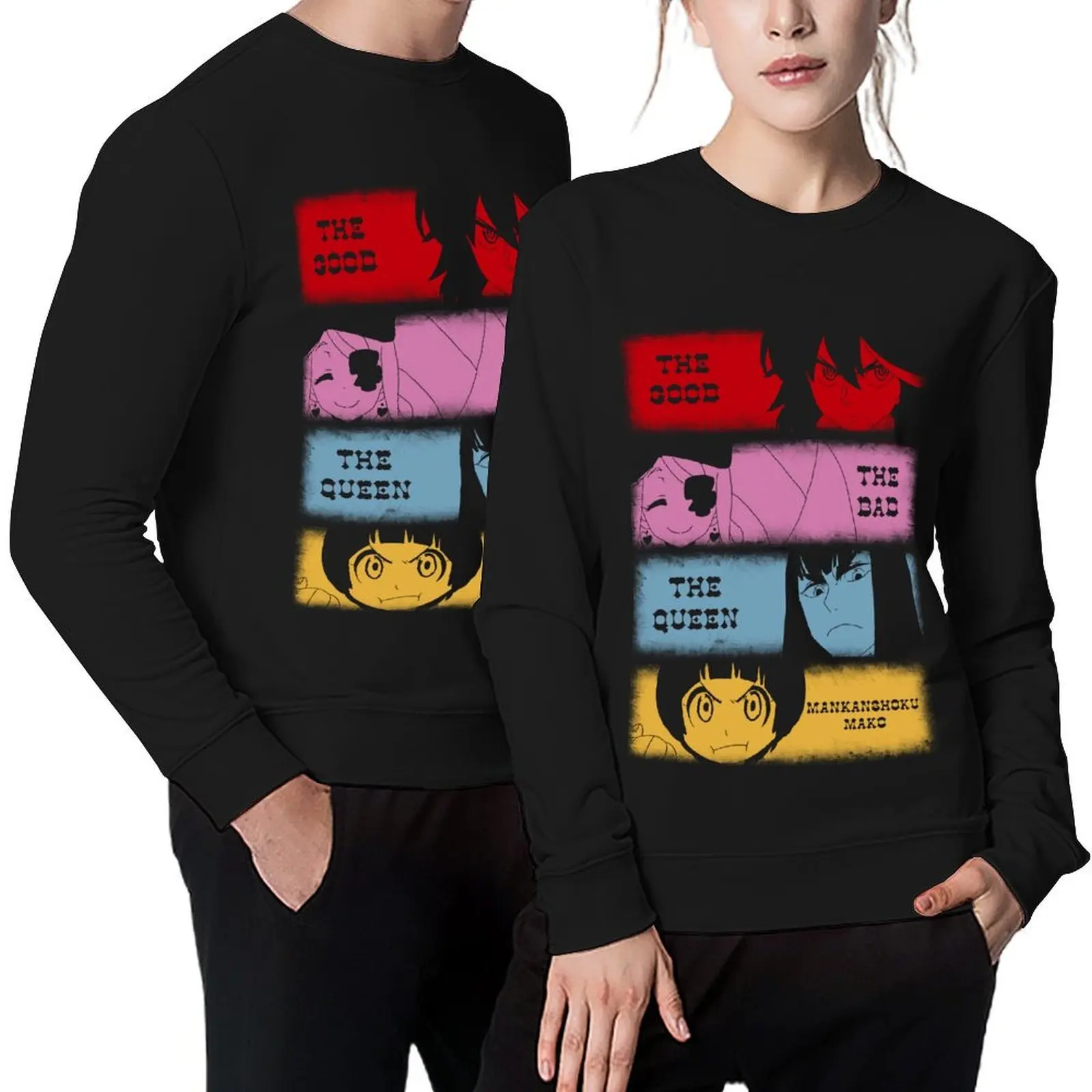 The good, The Bad, The Queen & Mankanshoku Mako Pullover tracksuit men men's winter sweater tracksuit winter man sweatshirt
The good, The Bad, The Queen & Mankanshoku Mako Pullover tracksuit men men's winter sweater tracksuit winter man sweatshirt