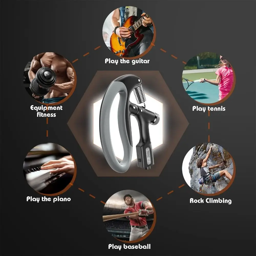 Adjustable 10-100kg Grip Strength Device Portable Spring Grip Hand Grip Strengthener Professional Grade Arm Muscle Trainer
Adjustable 10-100kg Grip Strength Device Portable Spring Grip Hand Grip Strengthener Professional Grade Arm Muscle Trainer