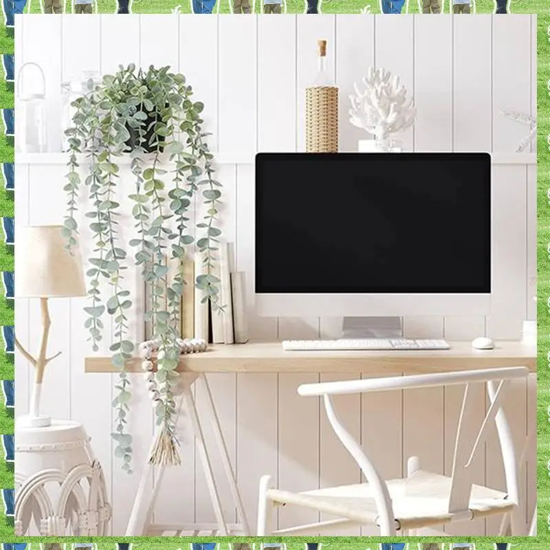 FTS 2 Pcs Artificial Hanging Plants Potted Eucalyptus Hanging Plant For Wall Room Home Patio Indoor Outdoor Decor Durable
FTS 2 Pcs Artificial Hanging Plants Potted Eucalyptus Hanging Plant For Wall Room Home Patio Indoor Outdoor Decor Durable