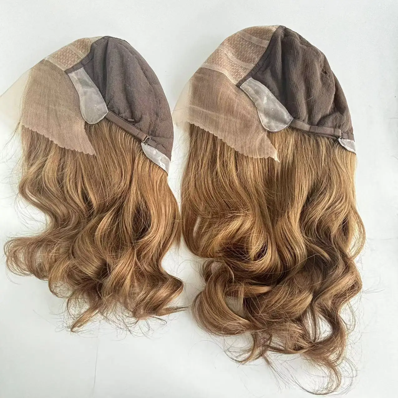 Factory Anti Slip Silicone Glueless Wig Brown Blonde Highlights Full Hand Tied Silk Top Lace Front Hairline Medical Wigs
Factory Anti Slip Silicone Glueless Wig Brown Blonde Highlights Full Hand Tied Silk Top Lace Front Hairline Medical Wigs