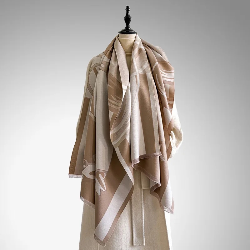 Women's Winter Luxury Thick Warm Pashmina Wrap Imitation Cashmere Scarf with Paisley Jacquard Design for Casual Wear
Women's Winter Luxury Thick Warm Pashmina Wrap Imitation Cashmere Scarf with Paisley Jacquard Design for Casual Wear