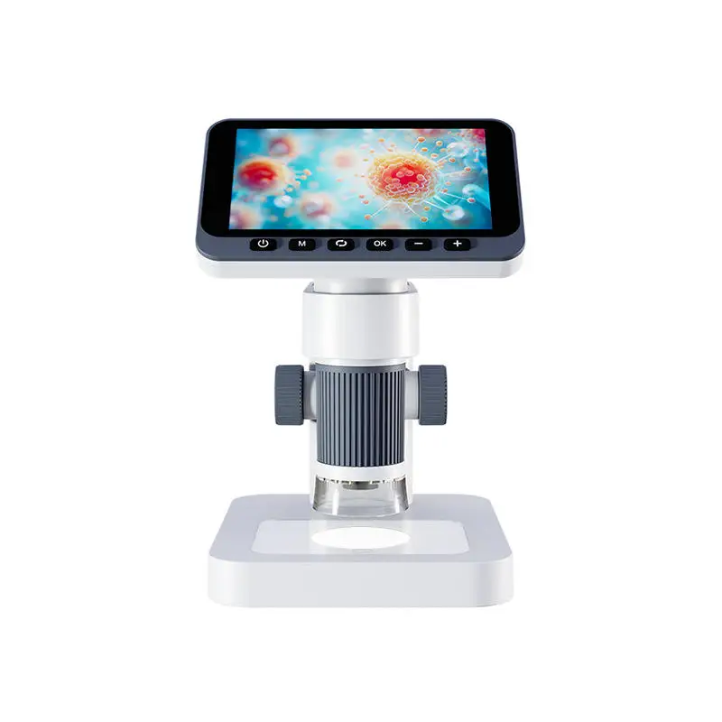Handheld 1000X 4.5 inch IPS high-definition Display digital electron microscope Type C rechargeable microscope with LED Light
Handheld 1000X 4.5 inch IPS high-definition Display digital electron microscope Type C rechargeable microscope with LED Light