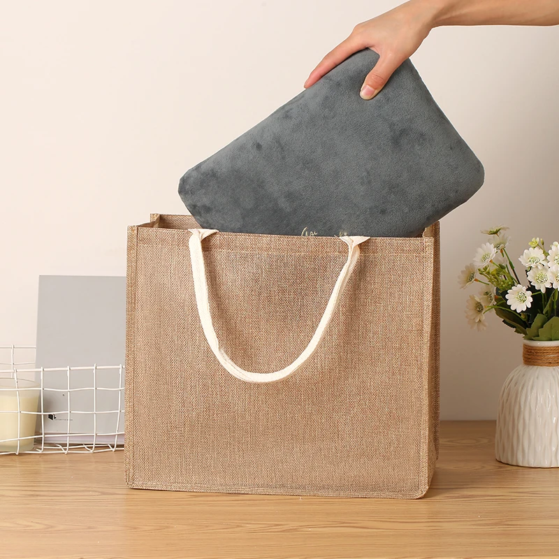 Simple solid color men's tote bag imitation linen large capacity handbag daily student outdoor work storage bag
Simple solid color men's tote bag imitation linen large capacity handbag daily student outdoor work storage bag