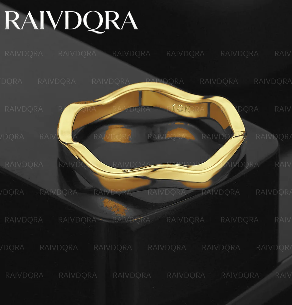 18K Gold Plated Simple Curved Ring For Women Fashion Jewelry Charm Grace Noble Wedding Accessories
18K Gold Plated Simple Curved Ring For Women Fashion Jewelry Charm Grace Noble Wedding Accessories