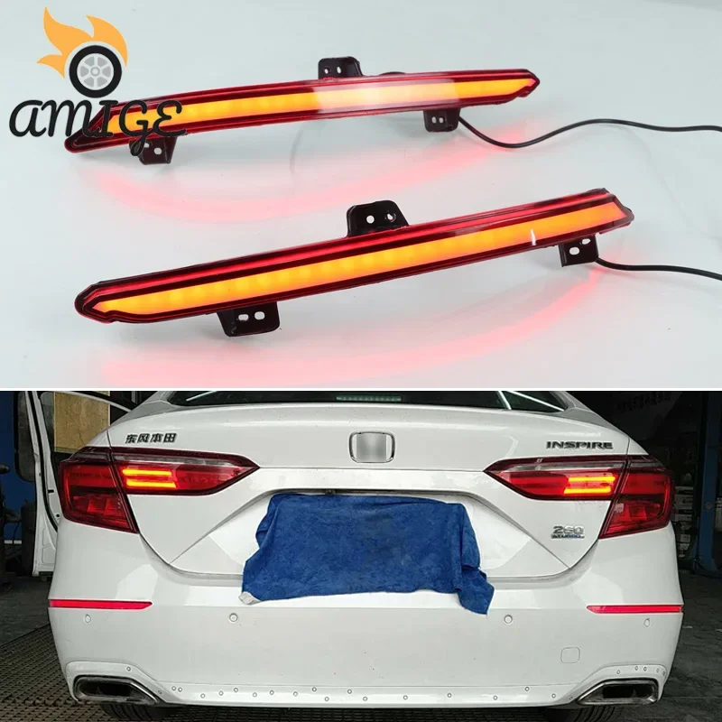 Car LED Reflector Bumper Lamp Taillights For Honda Accord 2018 2019 Backup lamps Brake Light Rear Lights
Car LED Reflector Bumper Lamp Taillights For Honda Accord 2018 2019 Backup lamps Brake Light Rear Lights