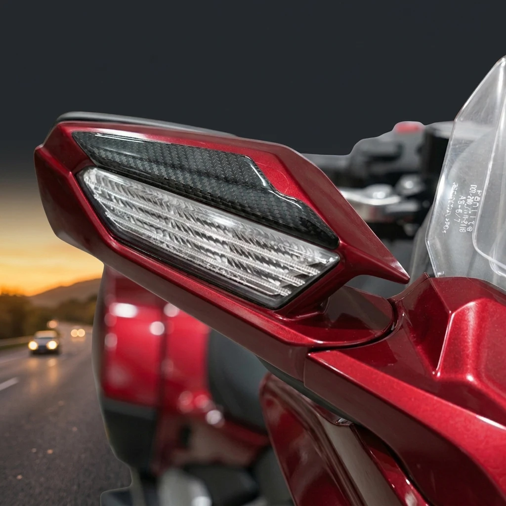 Carbon Fiber Motorcycle Rearview Mirror Trim for HONDA Goldwing GL1833 F6B 2021-2025
Carbon Fiber Motorcycle Rearview Mirror Trim for HONDA Goldwing GL1833 F6B 2021-2025