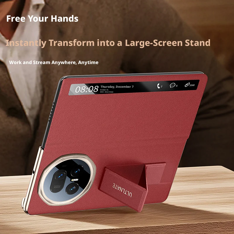 For Honor Magic V5 V3 V6 Nappa PU Leather Case Dual Hinge Camera Protection Hand Strap Finger Grip Strap Holder Flip Cover
For Honor Magic V5 V3 V6 Nappa PU Leather Case Dual Hinge Camera Protection Hand Strap Finger Grip Strap Holder Flip Cover