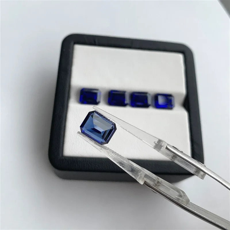 Royal Blue Lab Grown Sapphire Emerald Cut Multiple Cutting DIY Jewelry Production Main Materials Selectable AGL Certificate
Royal Blue Lab Grown Sapphire Emerald Cut Multiple Cutting DIY Jewelry Production Main Materials Selectable AGL Certificate