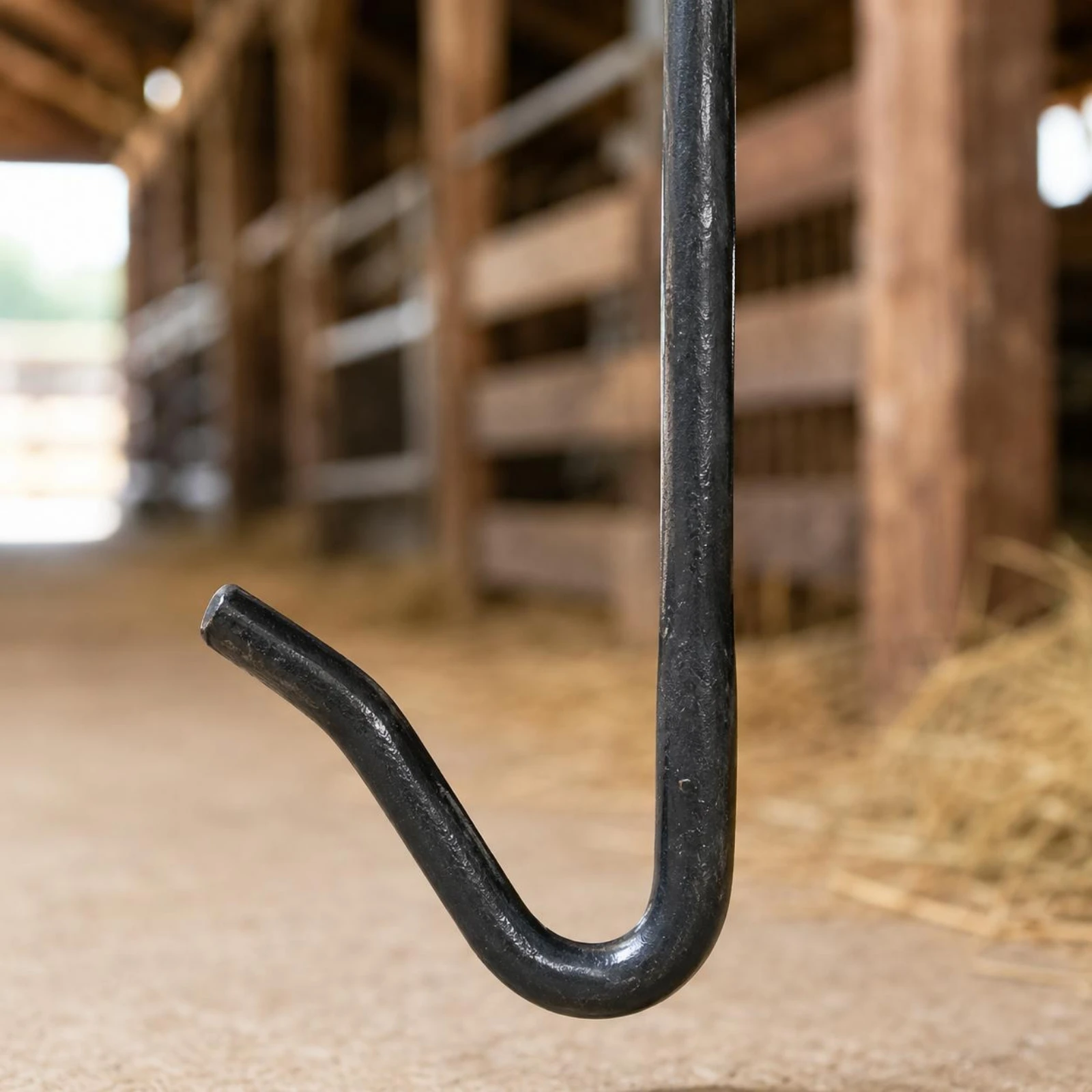 Farm Tool Livestock Hook Leg Crook Hook Curved Hook Rod Rigid Sheep Catch Hook Black Metal for Daily Animal Management
Farm Tool Livestock Hook Leg Crook Hook Curved Hook Rod Rigid Sheep Catch Hook Black Metal for Daily Animal Management