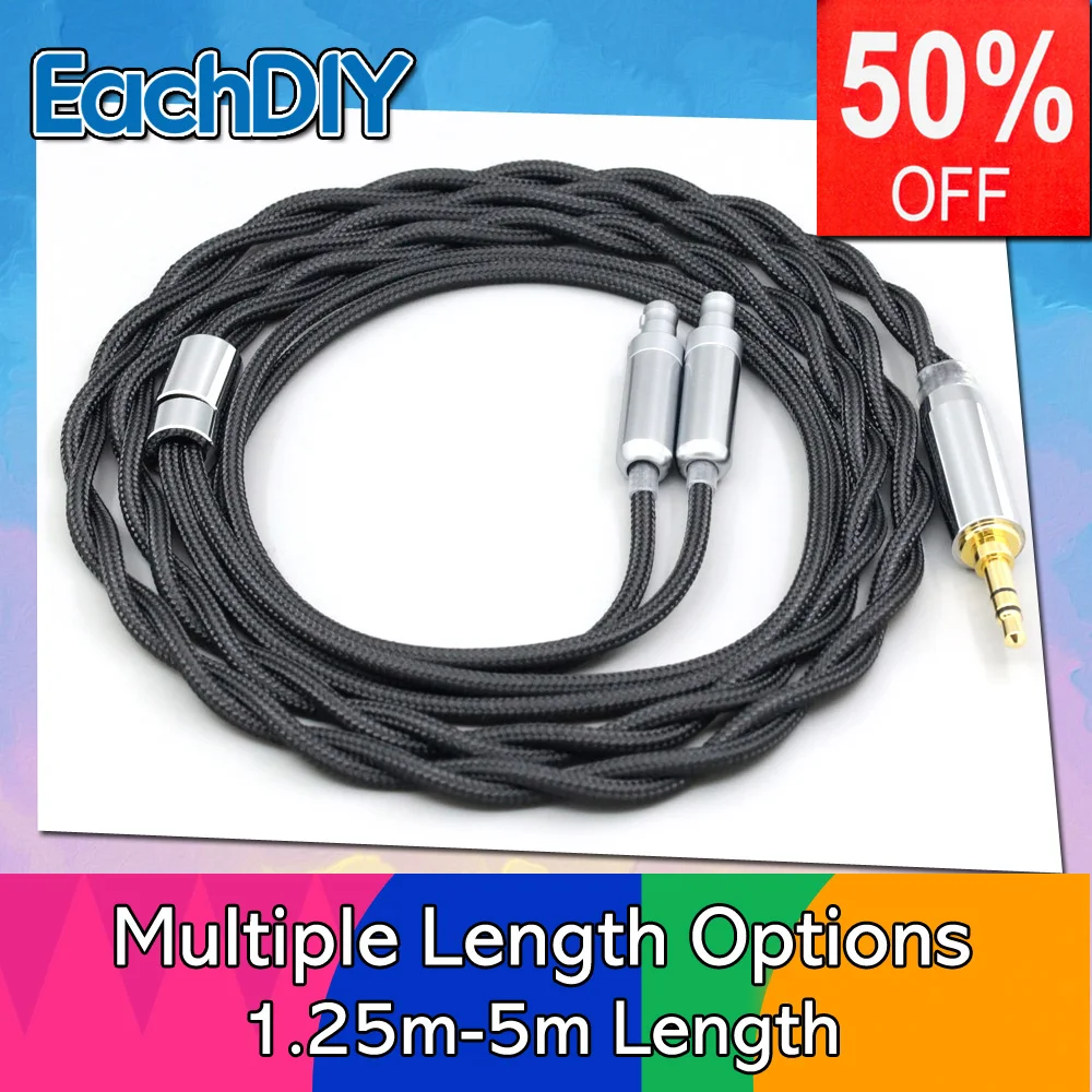 Nylon 99% Pure Silver Palladium Graphene Gold Shield Cable For Sennheiser HD800 HD800s HD820s HD820 Dharma D1000 LN008287
Nylon 99% Pure Silver Palladium Graphene Gold Shield Cable For Sennheiser HD800 HD800s HD820s HD820 Dharma D1000 LN008287