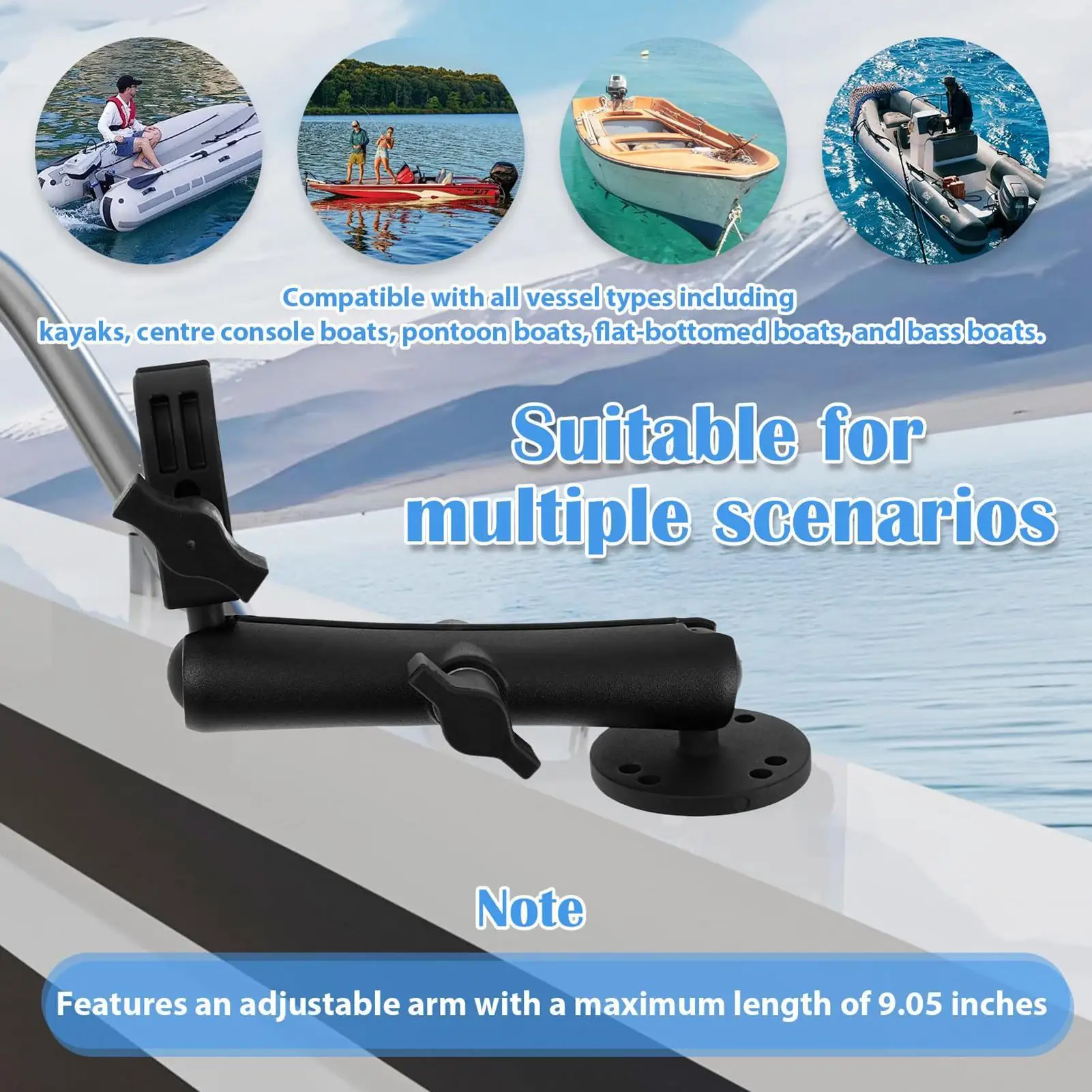 Trolling Motor Support Adjustable Support Clamp Trolling Motor Bracket For Outdoor For Beach River Freshwater Fishing Kayaking
Trolling Motor Support Adjustable Support Clamp Trolling Motor Bracket For Outdoor For Beach River Freshwater Fishing Kayaking