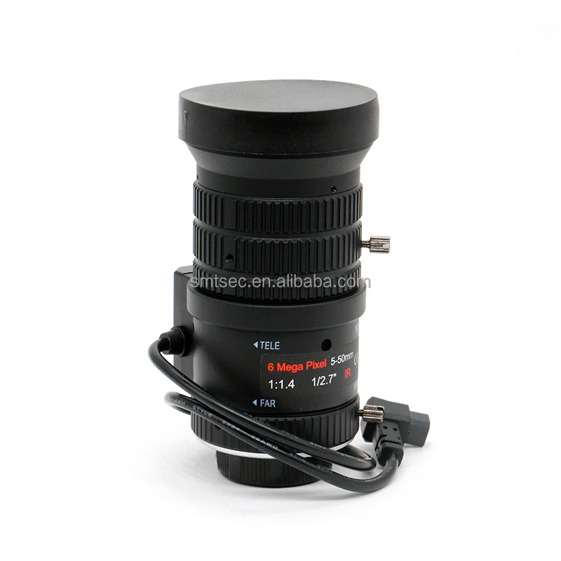 SL-0245 6MP 5-50mm 10X варифокальный объектив F1.4 DC/CS 1/2.7" для видеонаблюдения
SL-0245 6MP 5-50mm 10X варифокальный объектив F1.4 DC/CS 1/2.7" для видеонаблюдения