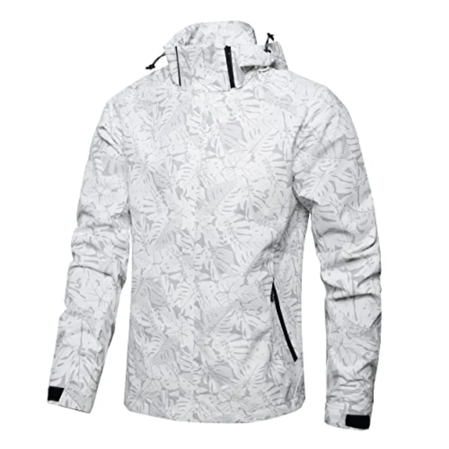 Men's Lightweight Waterproof Rain Jacket, Shell Hooded Outdoor Raincoat Hiking Windbreake jacket
Men's Lightweight Waterproof Rain Jacket, Shell Hooded Outdoor Raincoat Hiking Windbreake jacket