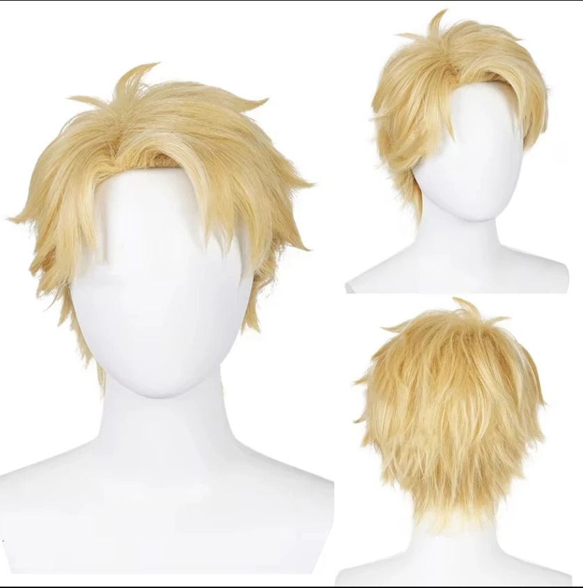 Men Short Straight Synthetic Wig Blonde Brown Hair Wig for Anime Cosplay Party Daily
Men Short Straight Synthetic Wig Blonde Brown Hair Wig for Anime Cosplay Party Daily