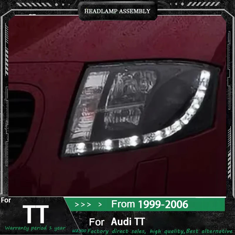Car Head Lamp For Audi TT Modified LED Headlights LED Daytime Running Lights 1999-2006 Head Light
Car Head Lamp For Audi TT Modified LED Headlights LED Daytime Running Lights 1999-2006 Head Light