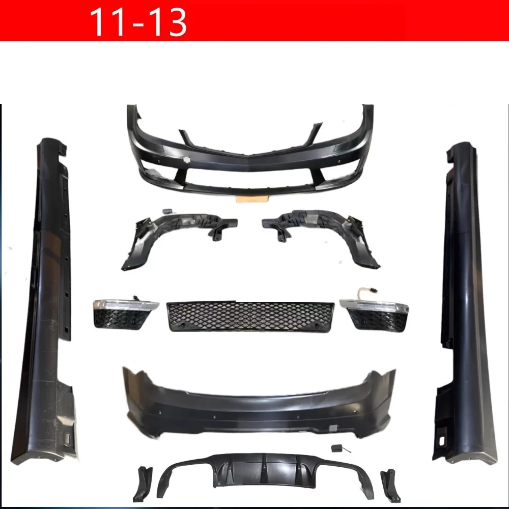 Body kit for Mercedes Benz C-Class W204 C180 C200 2007-2013 modified C63 Front bumper Fog lamp with LED Rear Bumper Side skirt
Body kit for Mercedes Benz C-Class W204 C180 C200 2007-2013 modified C63 Front bumper Fog lamp with LED Rear Bumper Side skirt