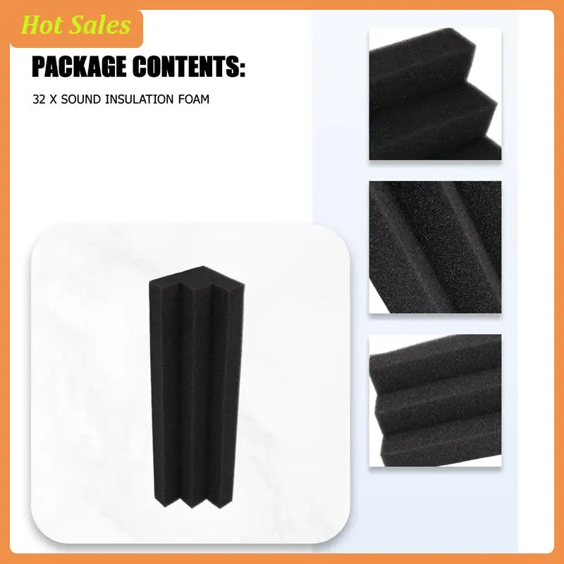 AA05 32 Pcs Acoustic Panels Bass Trap Corner Studio Foam Sound Insulation Pad Wall Panel Corner Block For Studio Or Theater
AA05 32 Pcs Acoustic Panels Bass Trap Corner Studio Foam Sound Insulation Pad Wall Panel Corner Block For Studio Or Theater