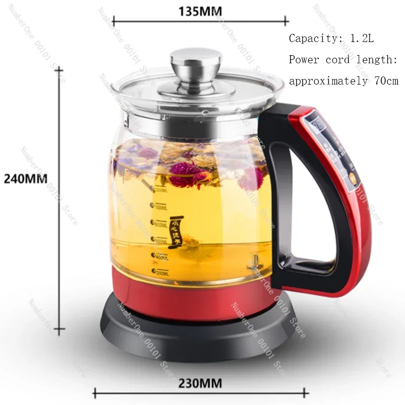 1.2L Portable Glass Electric Kettle Health Teapot 220V Water Boiler Insulated Hot Water Maker for Home Office
1.2L Portable Glass Electric Kettle Health Teapot 220V Water Boiler Insulated Hot Water Maker for Home Office