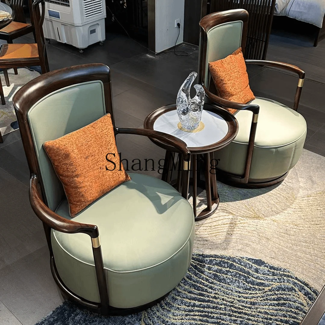 CL new Chinese ebony leisure chair leather sofa chair modern villa living room balcony three-piece armchair
CL new Chinese ebony leisure chair leather sofa chair modern villa living room balcony three-piece armchair