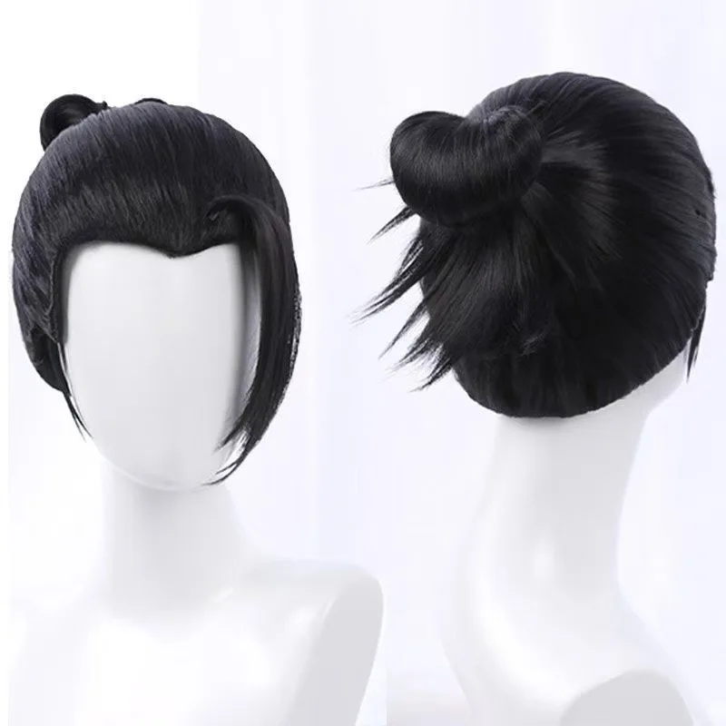 Black Anime Cosplay Wig, All Tied Up Hairstyle for Student Era Character
Black Anime Cosplay Wig, All Tied Up Hairstyle for Student Era Character
