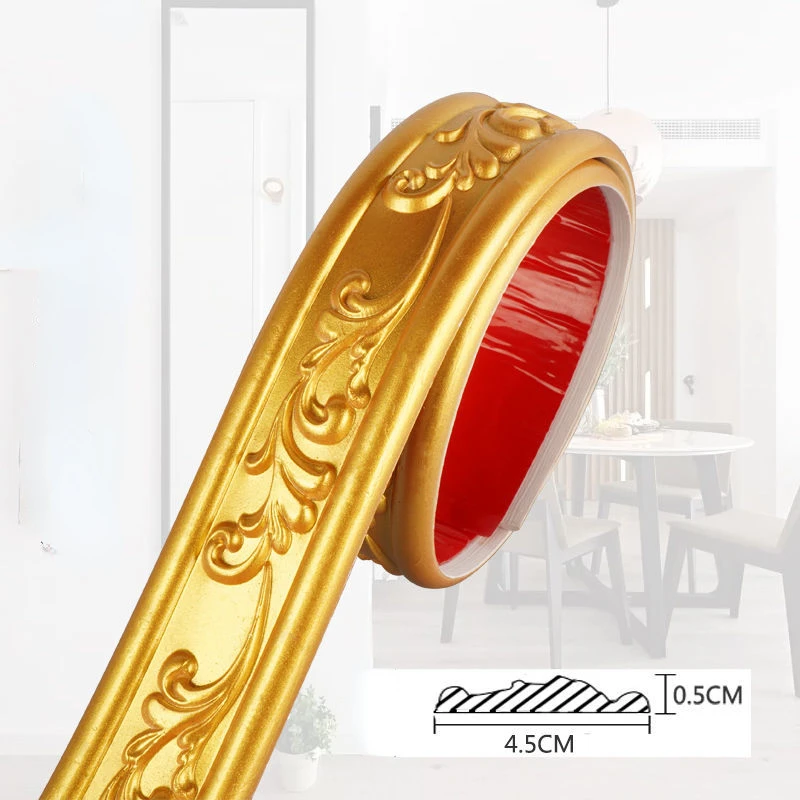 2M PVC Decorative Strip Wall Stickers TV Wall Room Decor Wall Art European Style Wallpaper Photo Frame Line
2M PVC Decorative Strip Wall Stickers TV Wall Room Decor Wall Art European Style Wallpaper Photo Frame Line