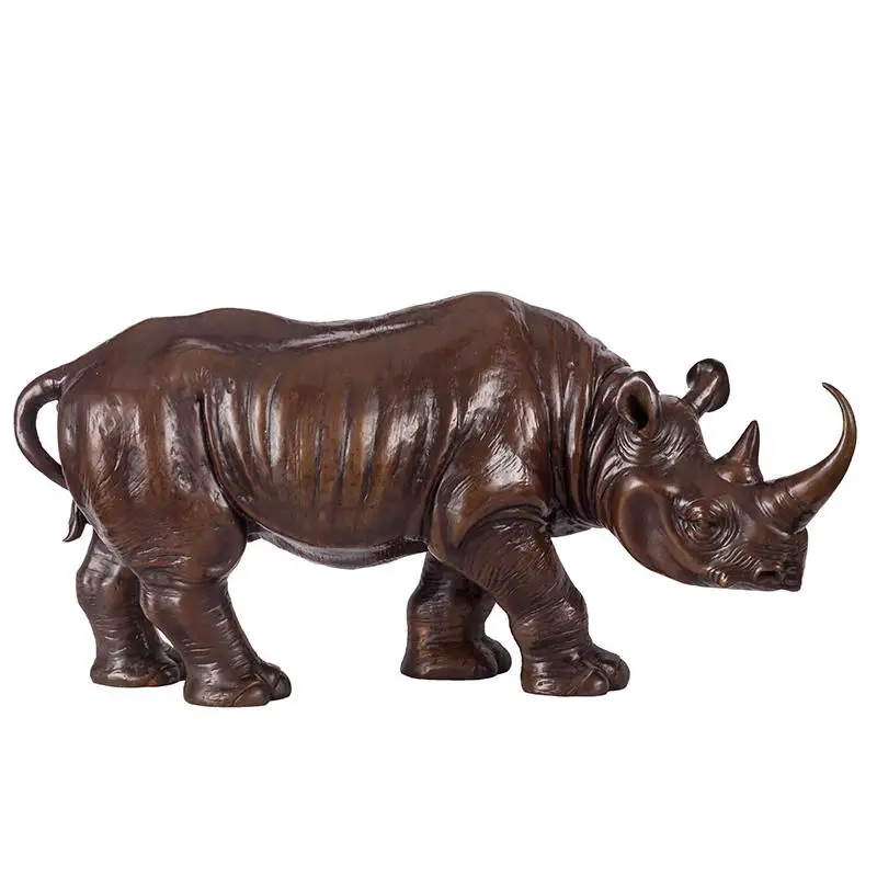 Wildlife Sculpture Rhinoceros Statue Bronze Brass Animal Art Gorgeous Home Decoration Accessories Ornament
Wildlife Sculpture Rhinoceros Statue Bronze Brass Animal Art Gorgeous Home Decoration Accessories Ornament