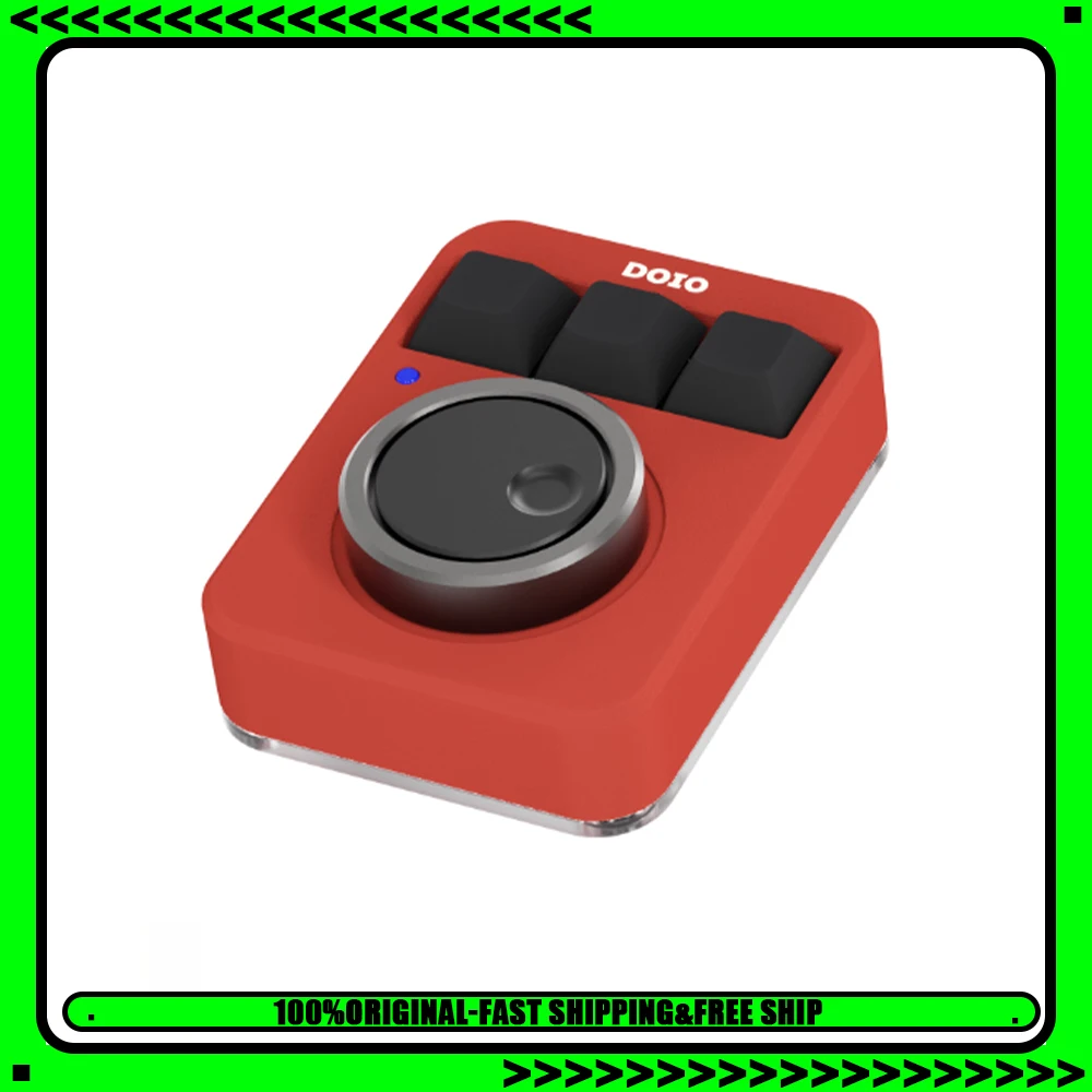 DOIO KB03-01 Mechanical Keyboard Aluminum Alloy Double Knob RGB Custom Volume QMK VIA Mini Keyboard Keypad Gift
DOIO KB03-01 Mechanical Keyboard Aluminum Alloy Double Knob RGB Custom Volume QMK VIA Mini Keyboard Keypad Gift