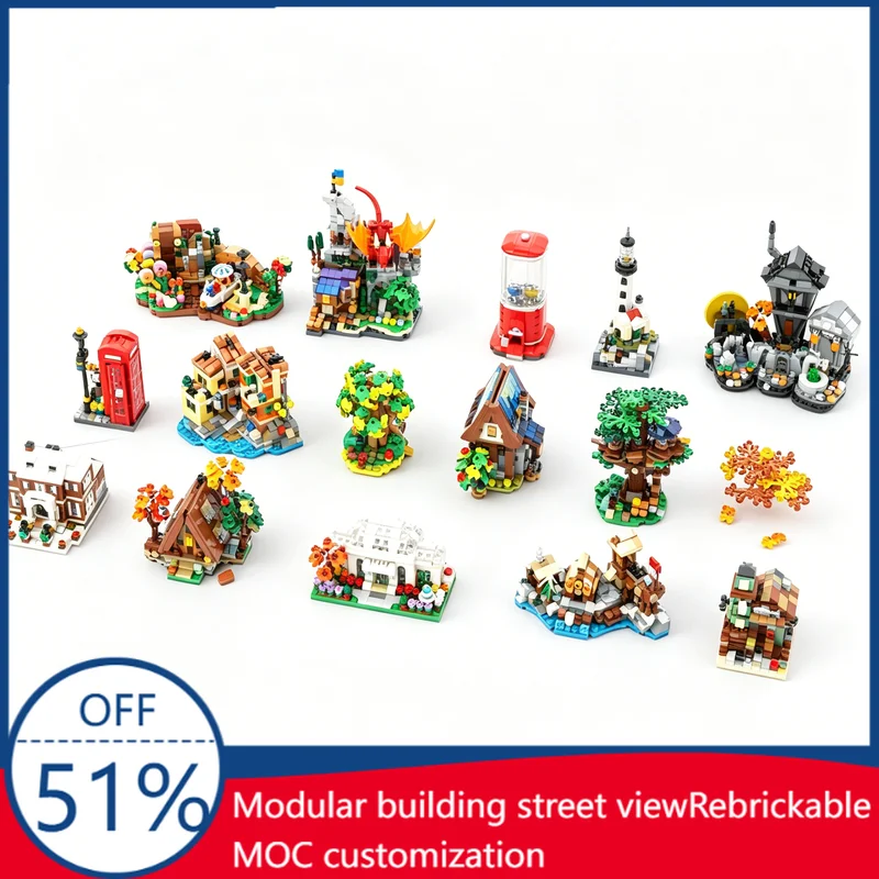 5400PCS MOC Mini Ideas Collection Updated For 2025 Modular Building Scene Set Educational DIY Assembly Toy Gift For Collection
5400PCS MOC Mini Ideas Collection Updated For 2025 Modular Building Scene Set Educational DIY Assembly Toy Gift For Collection