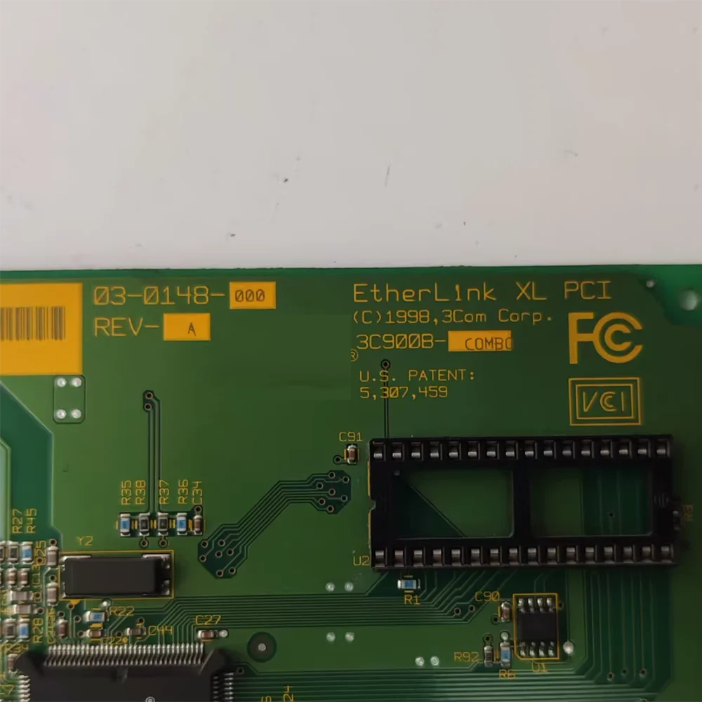 Сетевая карта 3COM с интерфейсом коаксиального кабеля BNC EtherLinK XL PCI 3C900-COMBO
Сетевая карта 3COM с интерфейсом коаксиального кабеля BNC EtherLinK XL PCI 3C900-COMBO