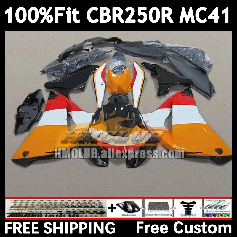 Injection For HONDA CBR250 R CBR250R MC41 11 repsol orange 12 13 14 15 100No.9 CBR 250R 250 R 2011 2012 2013 2014 2015 Fairings
Injection For HONDA CBR250 R CBR250R MC41 11 repsol orange 12 13 14 15 100No.9 CBR 250R 250 R 2011 2012 2013 2014 2015 Fairings
