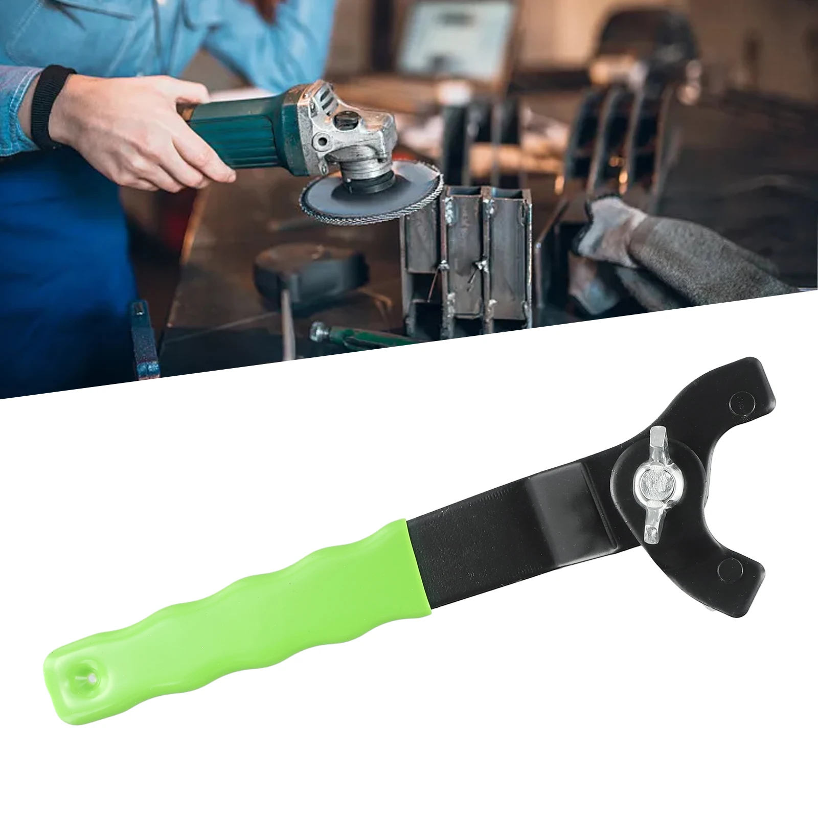 1pc Angle Grinder Key Pin Spanner Plastic Handle 190mm Adjustable Marble Machines Wrenches 12-47mm Lock Nut Repair Tool
1pc Angle Grinder Key Pin Spanner Plastic Handle 190mm Adjustable Marble Machines Wrenches 12-47mm Lock Nut Repair Tool
