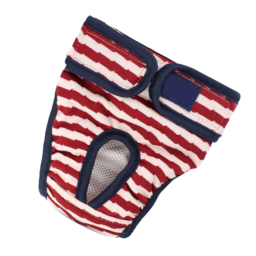 1Pcs Pet Menstrual Pants Dog Female Puppy Diaper Stripe Pattern Shorts Red Size M Comfortable Cotton Protective Wear
1Pcs Pet Menstrual Pants Dog Female Puppy Diaper Stripe Pattern Shorts Red Size M Comfortable Cotton Protective Wear