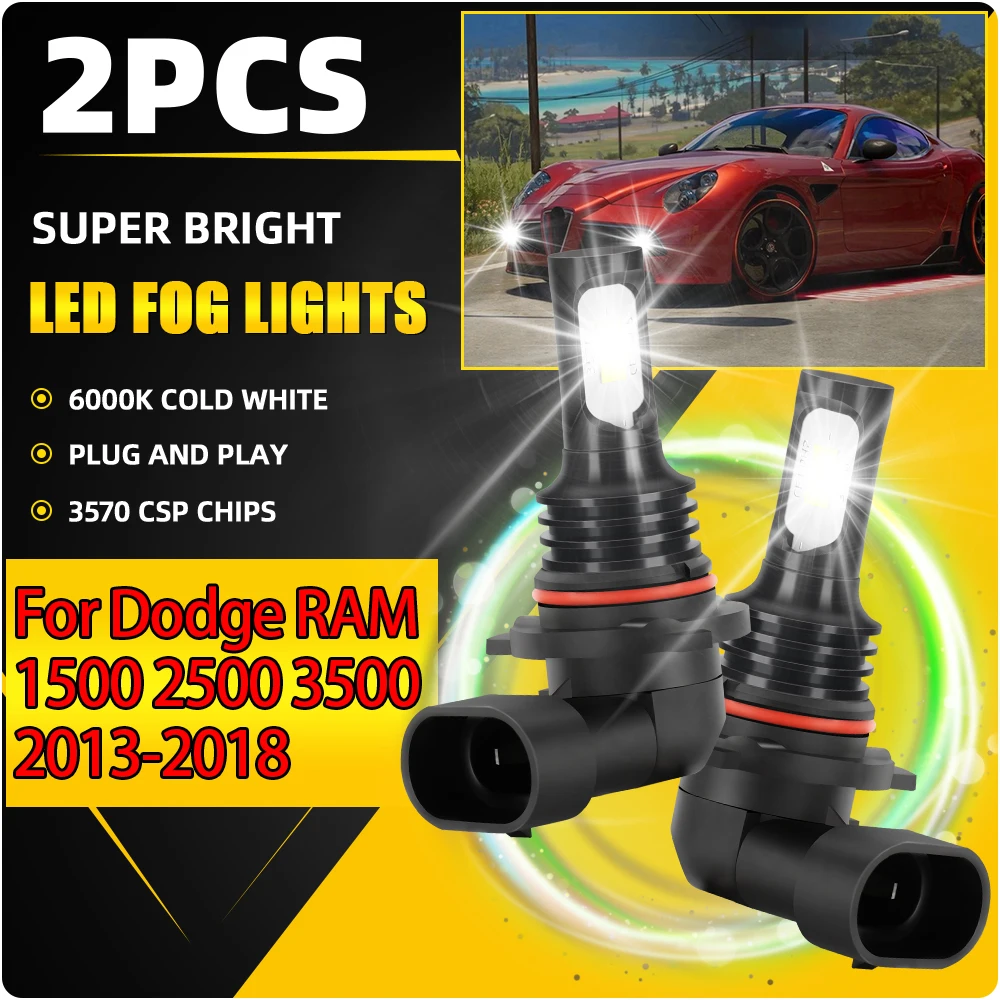 90W 9005 HB3 LED Fog Lamps 20000LM High Power Auto Front Fog Lights For Dodge RAM 1500 2500 3500 2013 2014 2015 2016 2017 2018
90W 9005 HB3 LED Fog Lamps 20000LM High Power Auto Front Fog Lights For Dodge RAM 1500 2500 3500 2013 2014 2015 2016 2017 2018