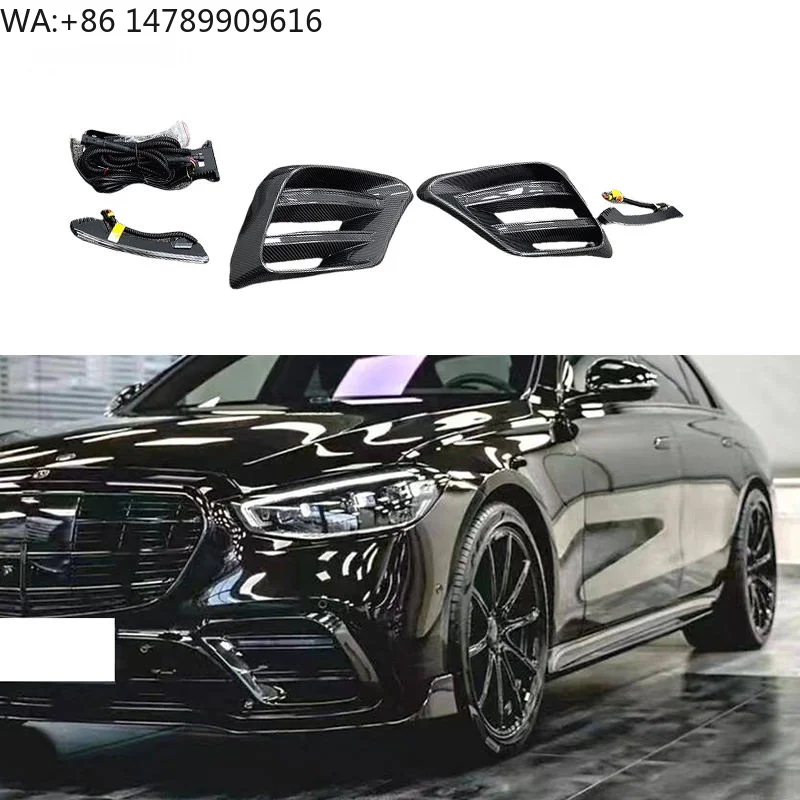 W223 B Style High Quality Carbon Fiber Air Vent Front Vent Trim With Light for S Class W223
W223 B Style High Quality Carbon Fiber Air Vent Front Vent Trim With Light for S Class W223