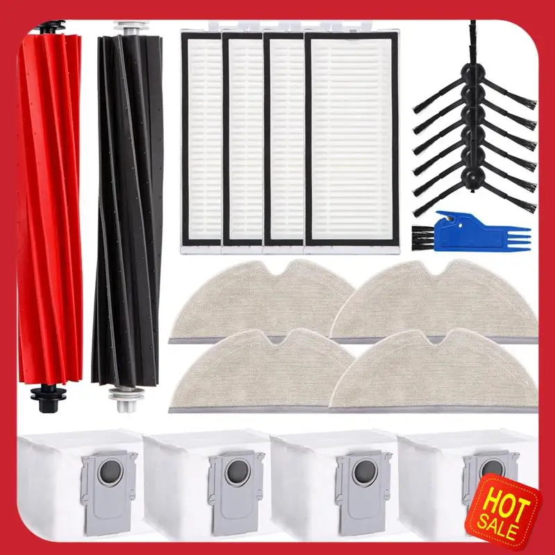 Accessories Set For Roborock Q8 Max+/Q8 Max/Q5 Pro+/Q5 Pro Robot Vacuum Cleaner,Main Brushe,HEPA Filters,Wipes,Side Brushe
Accessories Set For Roborock Q8 Max+/Q8 Max/Q5 Pro+/Q5 Pro Robot Vacuum Cleaner,Main Brushe,HEPA Filters,Wipes,Side Brushe