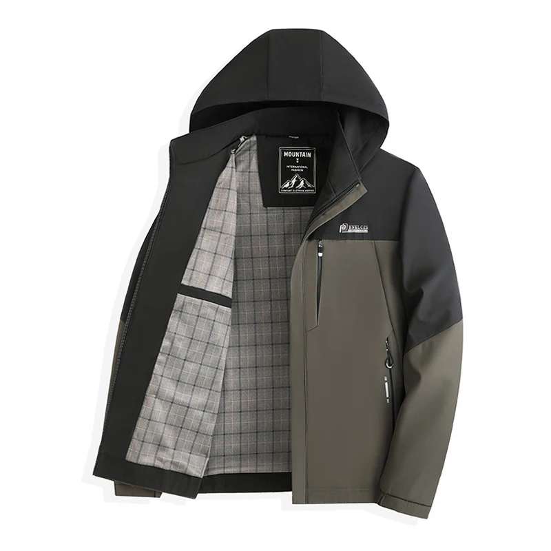 Spring Autumn Men's Business Hooded Jackets Fashion Lightweight Windbreaker Coats for Dad Outdoor Men Loose Fit Zipper Jackets
Spring Autumn Men's Business Hooded Jackets Fashion Lightweight Windbreaker Coats for Dad Outdoor Men Loose Fit Zipper Jackets