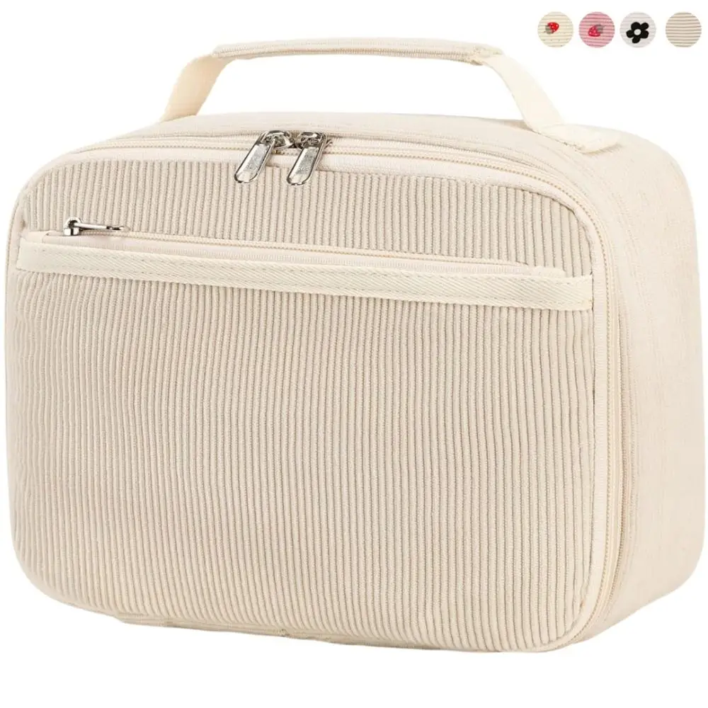 Reusable Corduroy Lunch Box Large Capacity Strawberry Lunch Tote Beige Leakproof Lunch Cooler Kids Adults
Reusable Corduroy Lunch Box Large Capacity Strawberry Lunch Tote Beige Leakproof Lunch Cooler Kids Adults