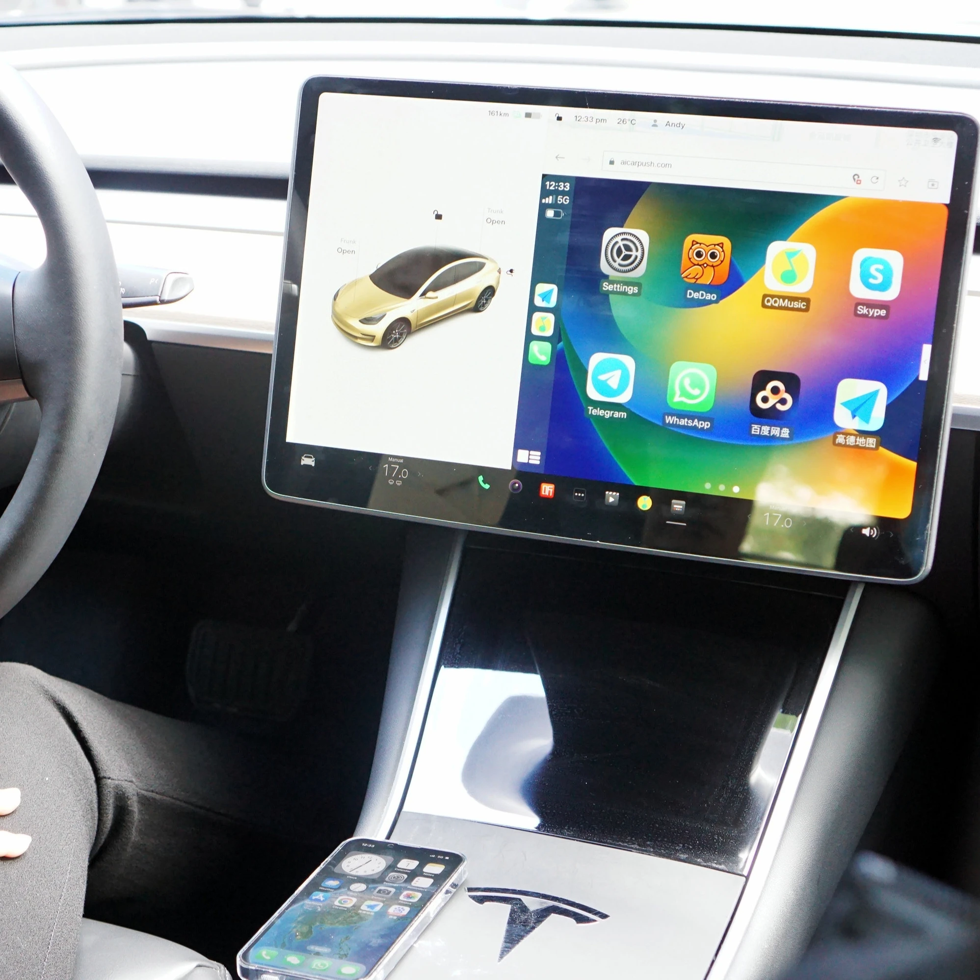 Exploter Plug and play Radio Wireless CarPlay adapter Wireless Android Auto dongle For Tesla Model 3 Y S CarPlay Accessories
Exploter Plug and play Radio Wireless CarPlay adapter Wireless Android Auto dongle For Tesla Model 3 Y S CarPlay Accessories