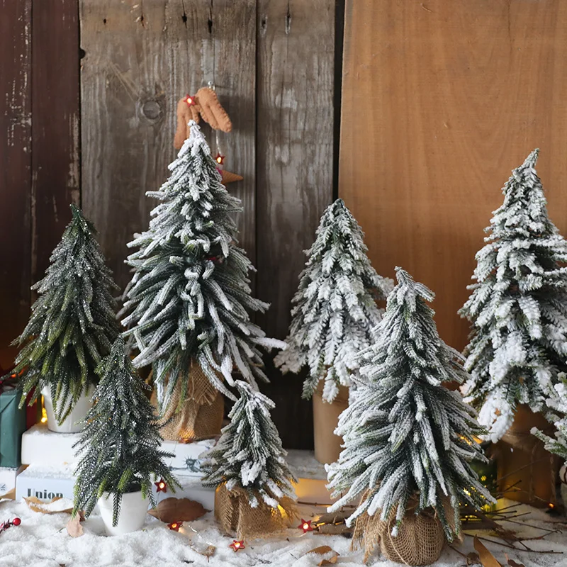 Christmas flocking linen spray snow cedar desktop mini small Christmas tree counter window decoration decorations
Christmas flocking linen spray snow cedar desktop mini small Christmas tree counter window decoration decorations